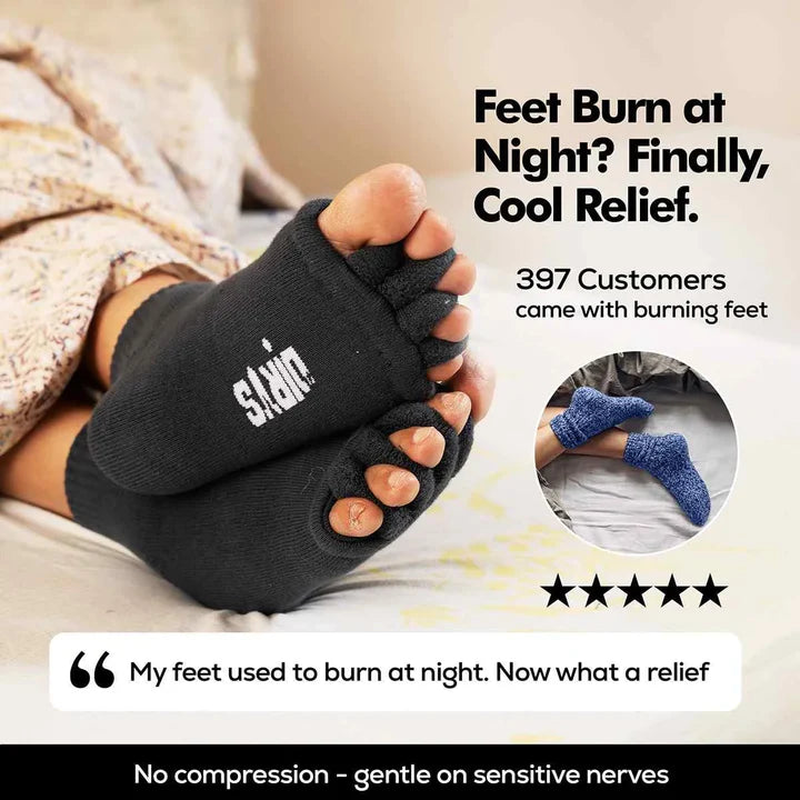 Black Foot Alignment Socks