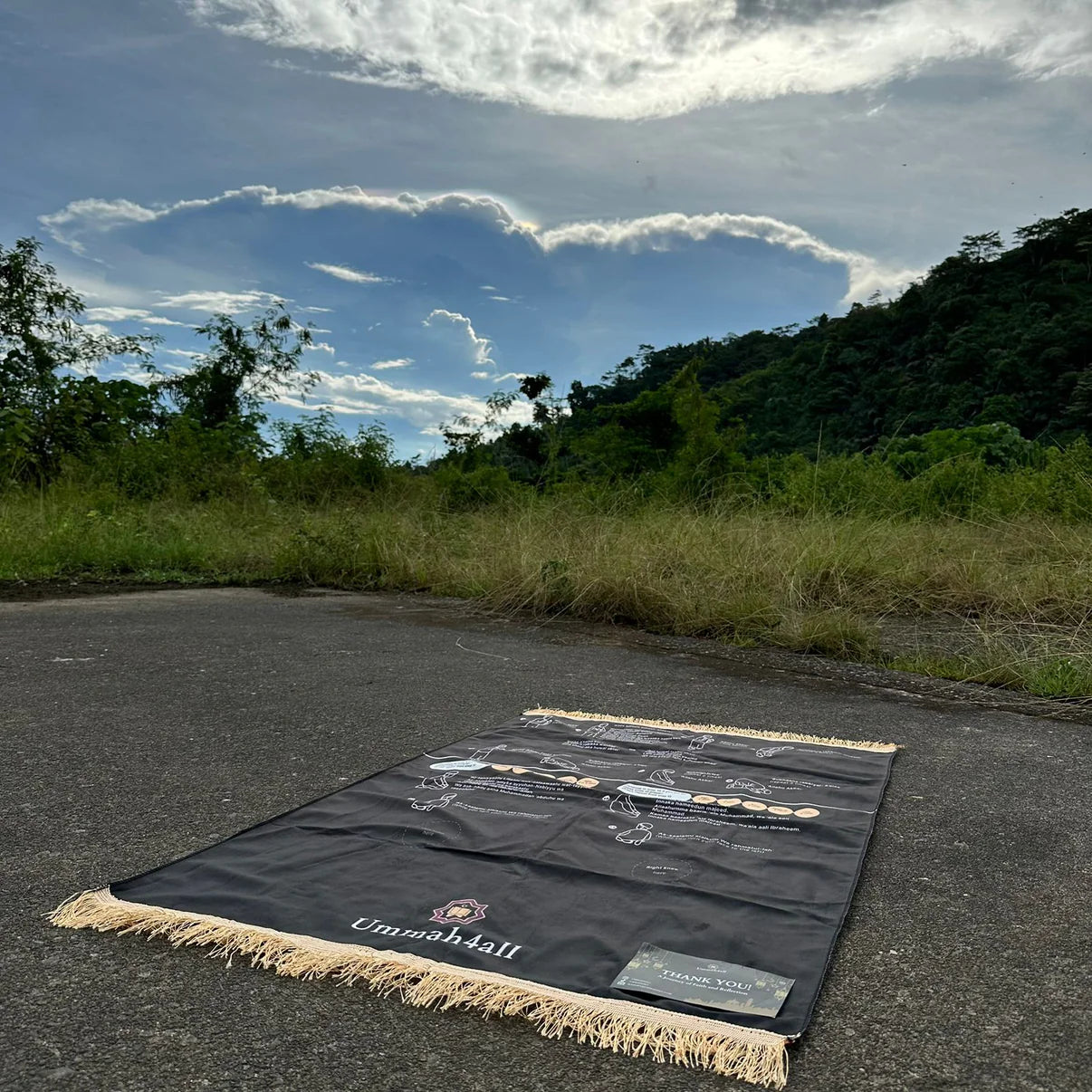 Step By Step - Visual Padded Prayer Mat for Learning Salah