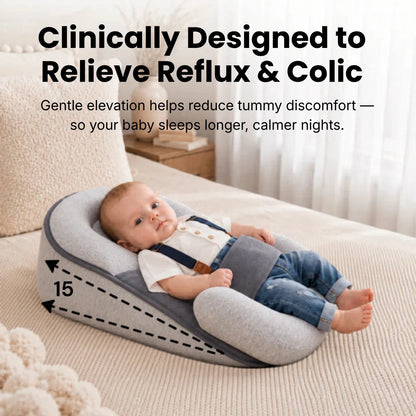 Baby Pillow//Anti-Reflux Flat Head Prevention