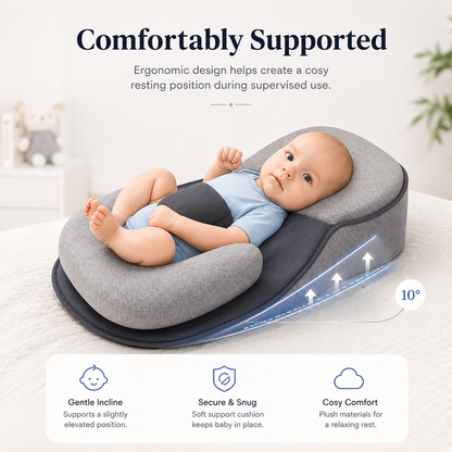 Baby Pillow//Anti-Reflux Flat Head Prevention