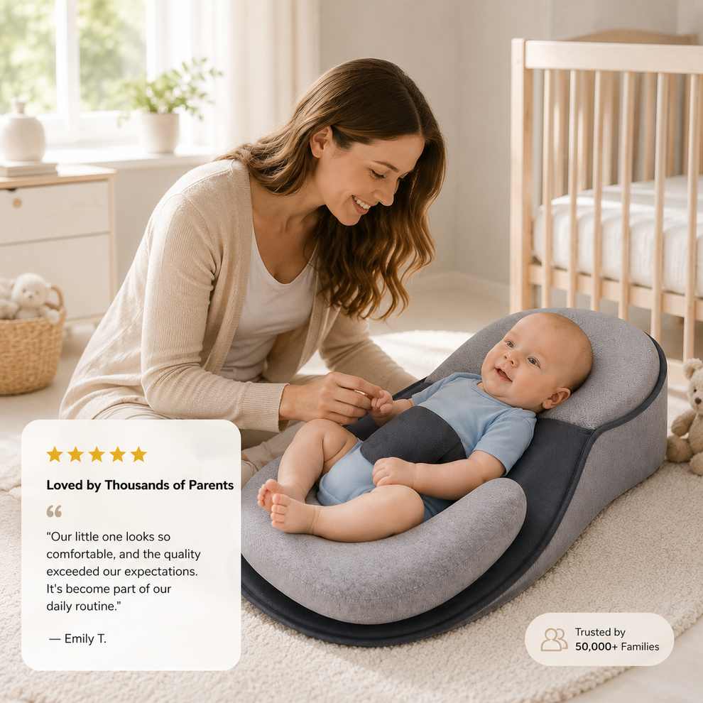 Baby Pillow//Anti-Reflux Flat Head Prevention