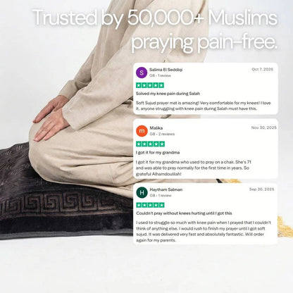 Ergonomic prayer mat